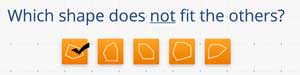Which shape does not fit the others?