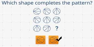 Which shape completes the pattern?