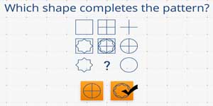 Which shape completes the pattern?